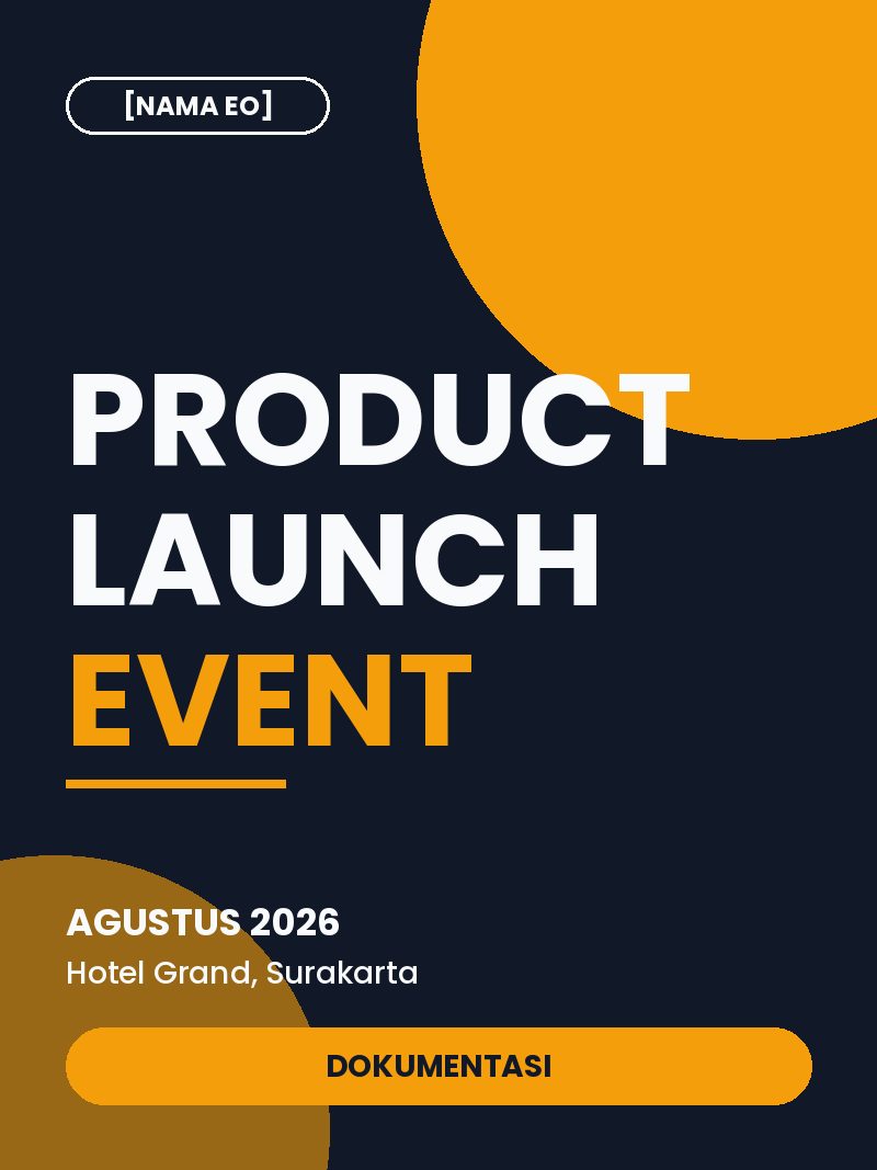 Poster Product Launch Event